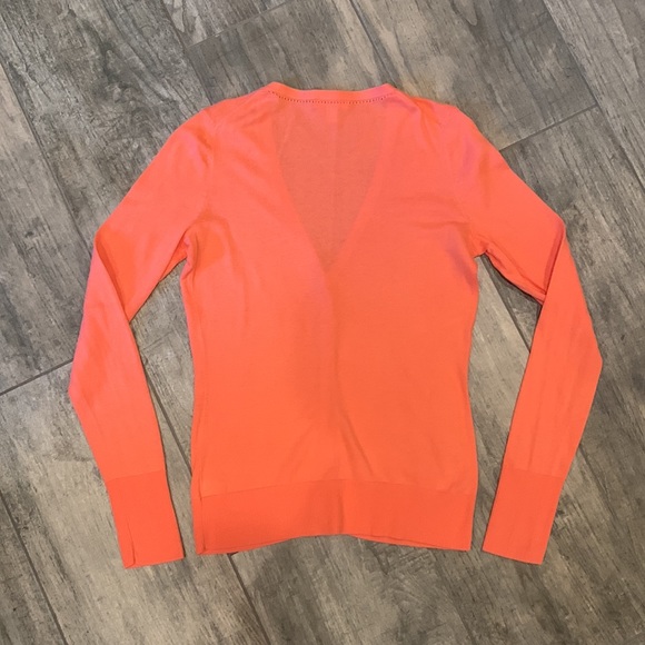 Lilly Pulitzer melon colored light weight button down cardigan. - Picture 4 of 5